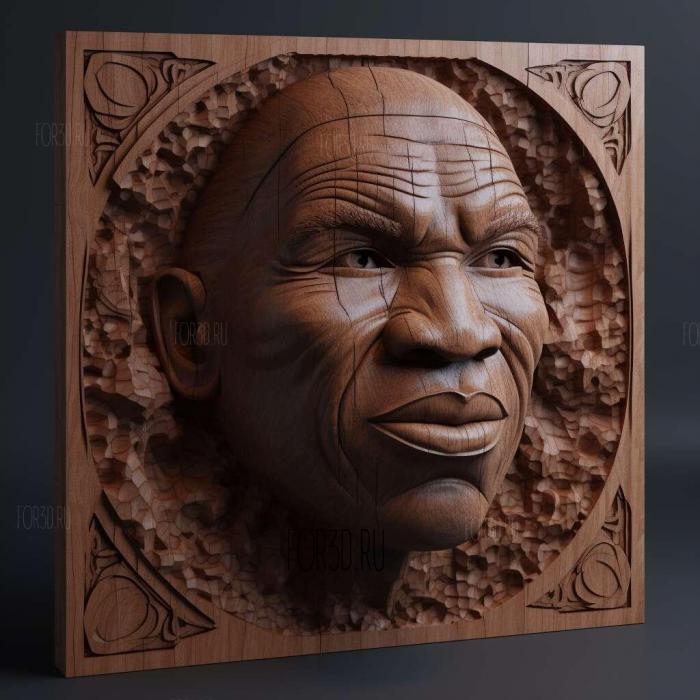 mike tyson 3 stl model for CNC